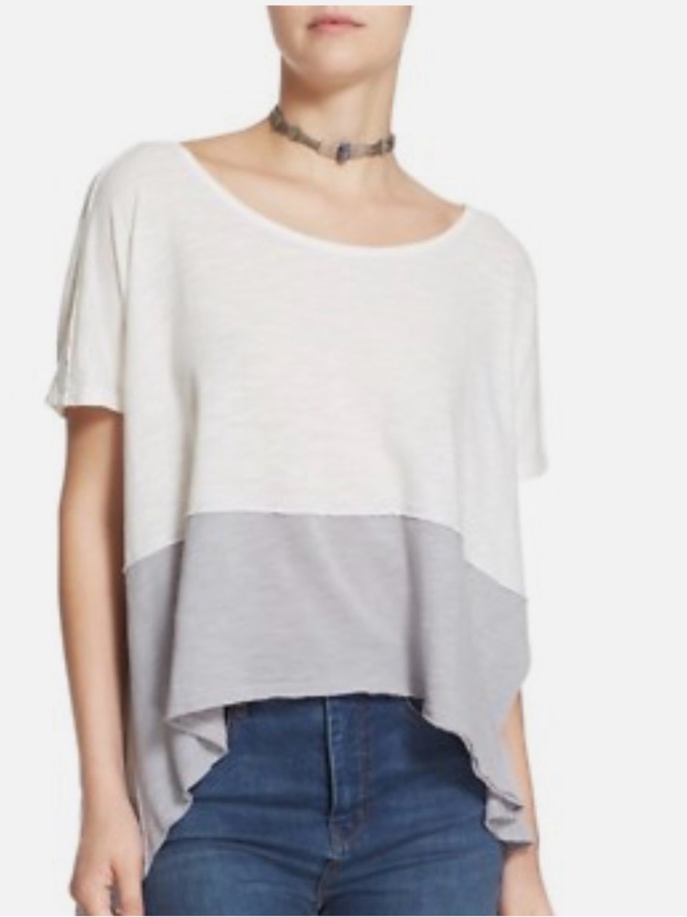 WE THE FREE- size medium, oversized, high/low scoop neck shirt